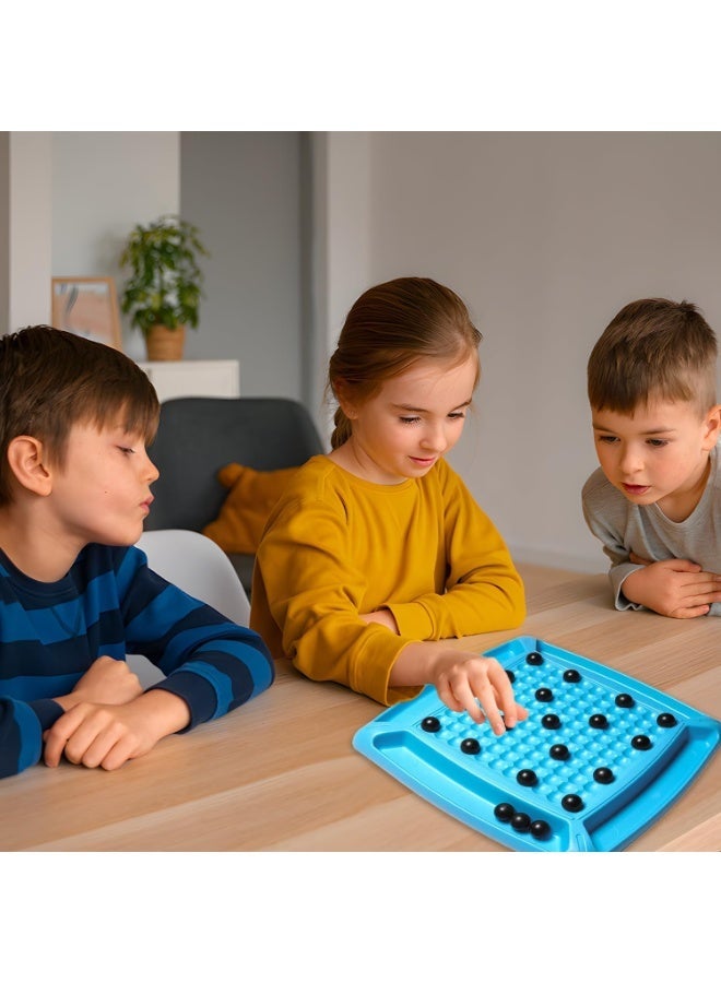 لعبة الشطرنج المغناطيسية، ألعاب شطرنج مغناطيسية جديدة متعددة اللاعبين بالحجارة، مجموعة ألعاب مغناطيسية ممتعة على الطاولة - لوحة شطرنج محمولة للأطفال فوق 9 سنوات والكبار لوازم السفر للحفلات المنزلية - Image 4